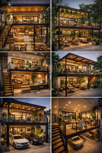 Mezannine Cafe Modern di Cengkareng Timur